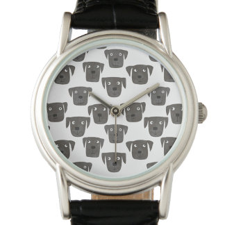 Cute Black Labrador Retriever Hund Watch Armbandsur