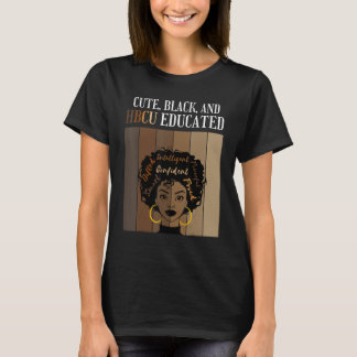 Cute Black och HBCU - utbildad svart kornskrov T Shirt