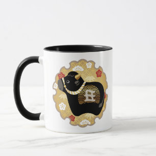 Cute black ox, Kinas nya år för Ox Mugg