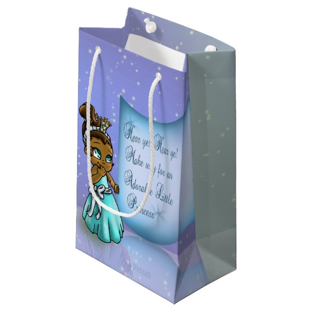 Cute Black Princess Birthday (Framsidan Vinklad)