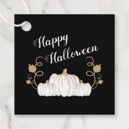 Cute Black Pumpkin Happy halloween Gåvor Etiketter