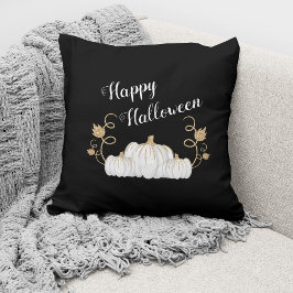 Cute Black Pumpkin Happy halloween Kudde
