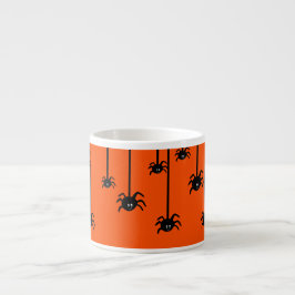 CUTE BLACK SPIDERS HALLOWEEN Business LOGOTYP ORAN Espressomugg