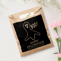 Cute Black spöke anpassningsbar Halloween-behandli