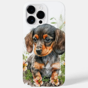 CUTE BLACK TAN DACHSHUND PUPPY HUND