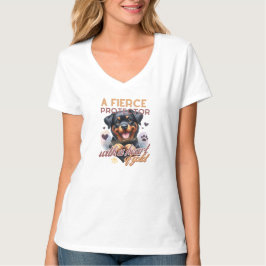 CUTE BLACK & TAN ROTWEILLER HUND SAYING T SHIRT