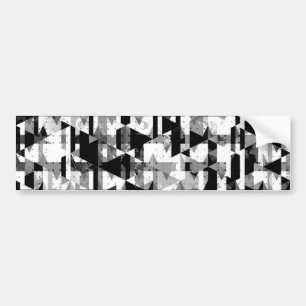 Cute Black white geometric mönster Bildekal