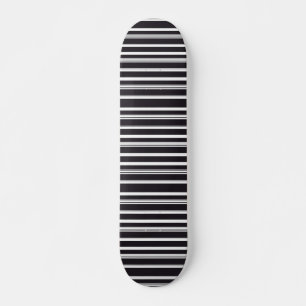 Cute black white rand mini skateboard bräda 18,5 cm