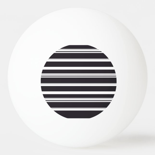 Cute black white rand pingisboll (Framsidan)