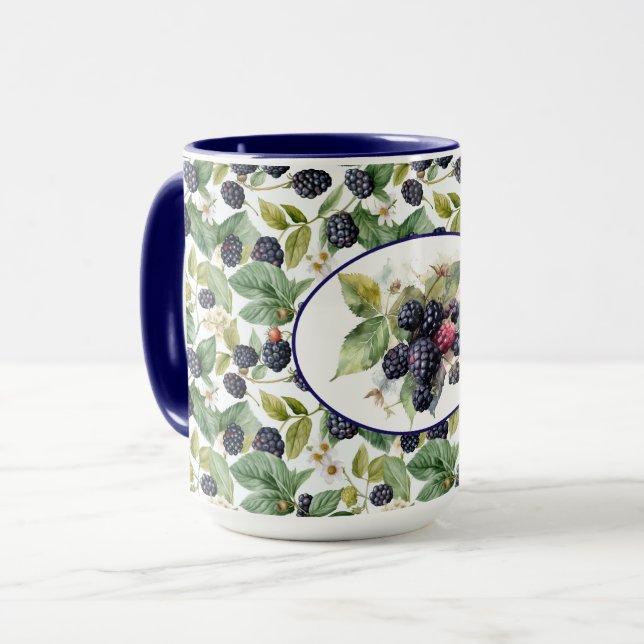 Cute Blackbär Watercolor Mugg (Framsida vänster)
