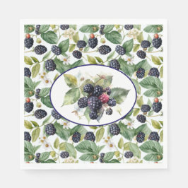 Cute Blackbär Watercolor Pappersservett