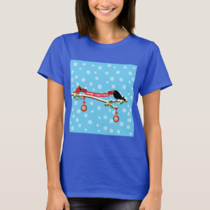 Cute Blackbird och kardinal på Gren - GOD JUL T Shirt