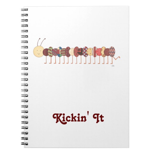 Cute Blank Notebook-Catercolumn #2-Erin Brie Art N Anteckningsbok (Framsidan)
