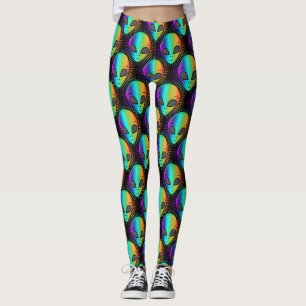 Cute Blänka Alien Head Thunder_Cove Leggings