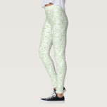 Cute Blek Mint Grönt Tropical Flowers Mönster Leggings<br><div class="desc">Cute Blek Mint Grönt Tropical Garden Flower Mönster Leggings i en snyggt skugga av blek kalk eller mynta grönt. Enkel att anpassa bakgrunden till färg för ett verkligt unikt utseende! Skapat av Zazzle pro designer BK Thompson uteslutande för Cedar och String. Kontakta oss om du behöver hjälp med designen.</div>
