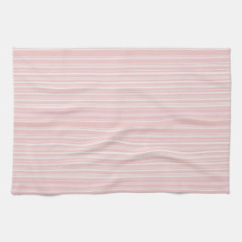 Cute Blek Rosa Candy Stripe Kökshandduk