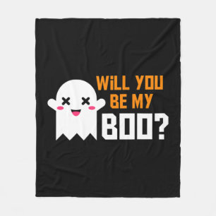 Cute blir du min Boo Ghost Halloween! Kärlek del Fleecefilt