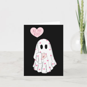 Cute blir du min Boo Ghost Halloween! Kärlek del Kort
