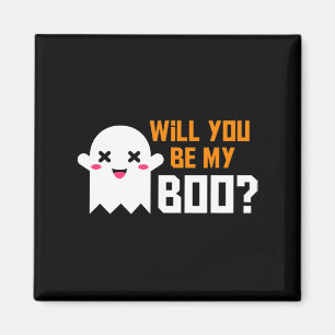Cute blir du min Boo Ghost Halloween! Kärlek del Magnet