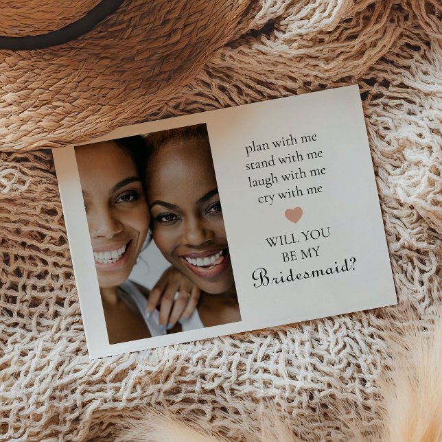 Cute, blir du min Bridesmaid? Foto (Skapare uppladdad)