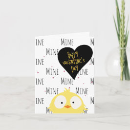 Cute blir du min? Chicken Kärlek + Valentine Helgkort