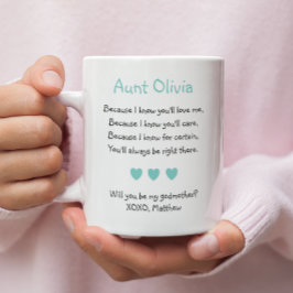 Cute blir du min Godmor Dikt Photo Kaffemugg