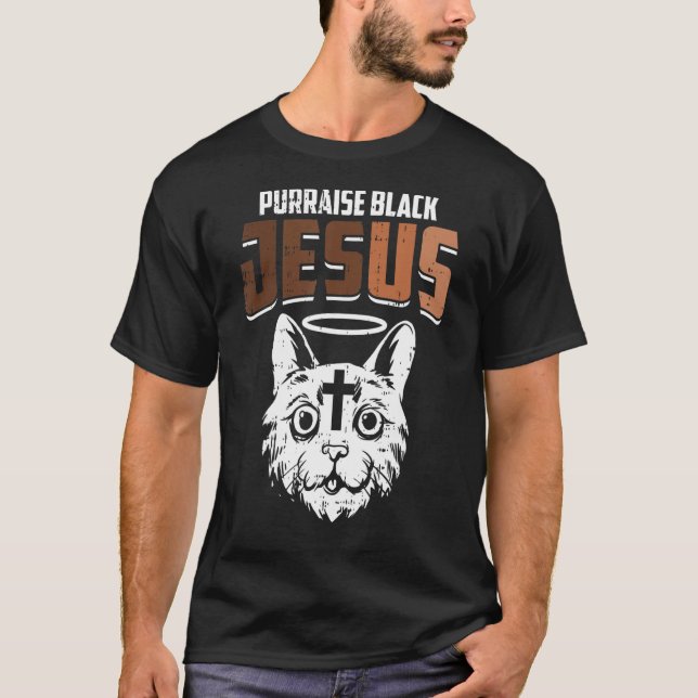 Cute BLM i månaden Cute Black Black Black Jesus Bl T Shirt (Framsida)