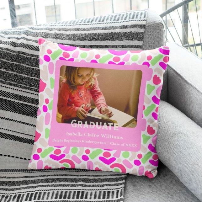 Cute Blobs Studenten-gåvor till Kindergarteners Kudde (Cute Blobs Graduation Gifts for Kindergarteners)