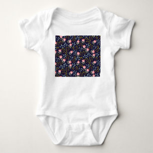 Cute Blommigt: Colorful Flowers Mönster. T Shirt