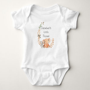 Cute Blommigt farmors lilla jordnötsdräkt Baby Bod T Shirt