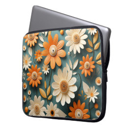 Cute Blommor laptop sleeve