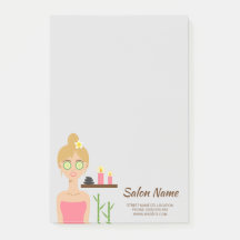 Cute Blonde Spa Woman Illustration Spa Business
