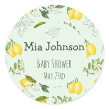 Cute Bloomons Watercolor Baby Shower Classi