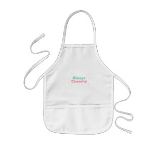 Cute Blue and Rosa Barn Apron Barnförkläde