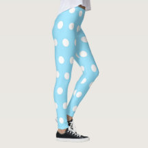 Cute Blue and White Polka Dot Mönster Girly Cute