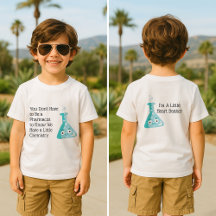 Cute Blue Beaker-apotekschemist