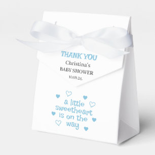 Cute Blue Boy Shower Presentaskar
