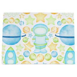 Cute Blue Boys Rymden Astronaut