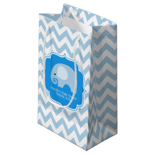 Cute Blue Elephant Baby Shower Boy Party Anpassnin