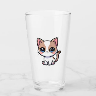 Cute Blue Eyed Cat Cartoon Character Glaskopp