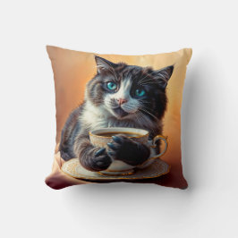 Cute Blue Eyed Kitten Kudde