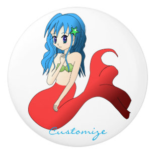 Cute Blue-halls-Sjöjungfru Thunder_Cove Knopp