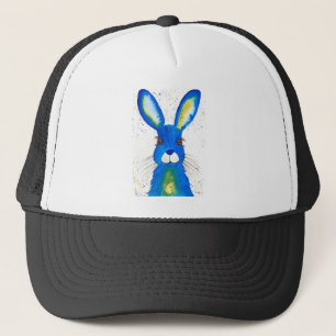 Cute Blue Hare Keps