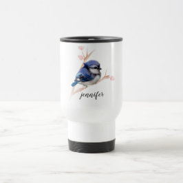 Cute Blue Jay Bird Personlig Resemugg