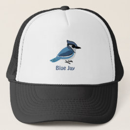 Cute Blue Jay Truckerkeps