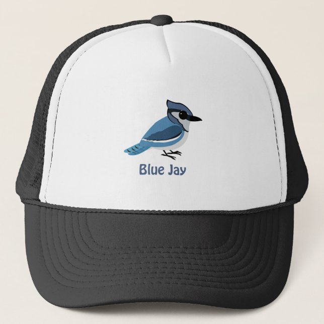 Cute Blue Jay Truckerkeps (Framsida)