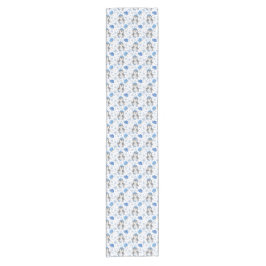 Cute Blue jul Ice Skating Penguin