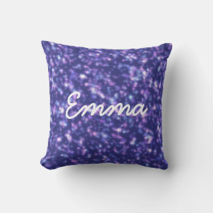 Cute Blue Lila Star Cosmos Baby Kudde