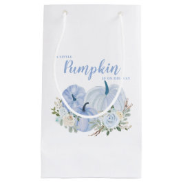 Cute Blue Little Pumpkin Baby Shower