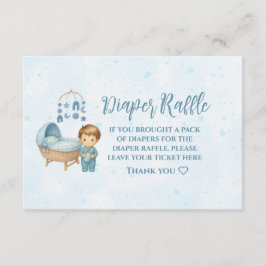 Cute Blue Mobile Crib baby-kostkupong, raffle Tilläggskort
